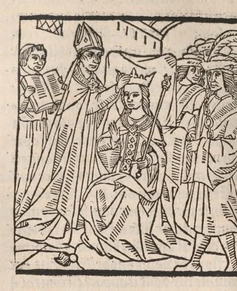 An illustration from Chroniques de France (2ème partie), leaf 371