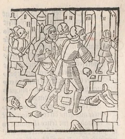 An illustration from Chroniques de France (2ème partie), leaf 375