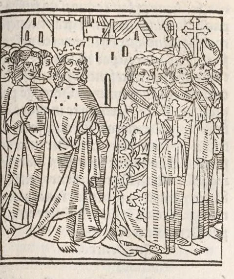 An illustration from Chroniques de France (2ème partie), leaf 396