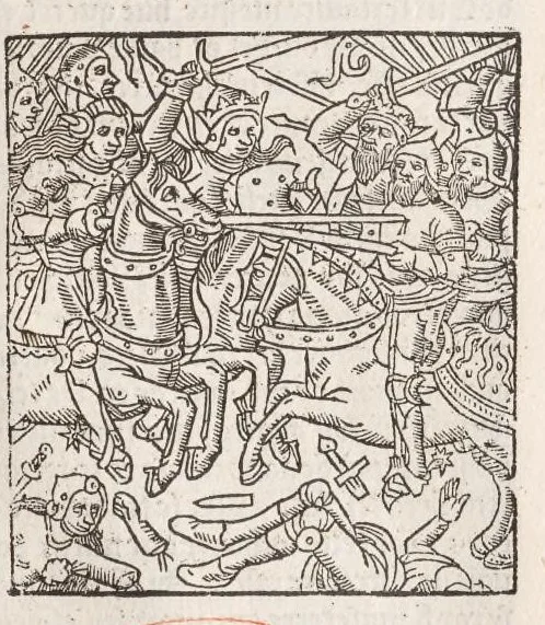 An illustration from Chroniques de France (2ème partie), leaf 406