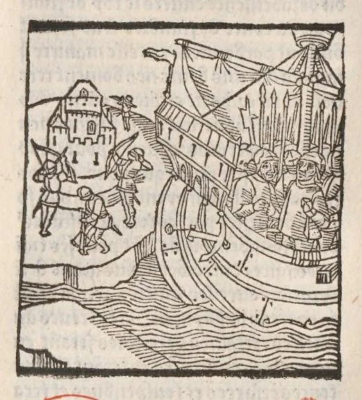 An illustration from Chroniques de France (2ème partie), leaf 419