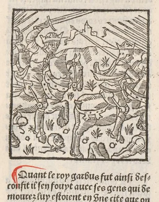 An illustration from Chroniques de France (2ème partie), leaf 419