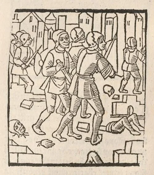An illustration from Chroniques de France (2ème partie), leaf 423