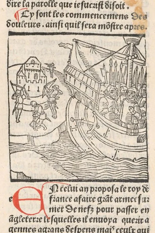 An illustration from Chroniques de France (2ème partie), leaf 442