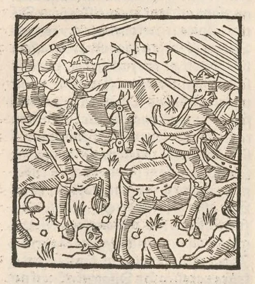 An illustration from Chroniques de France (2ème partie), leaf 447