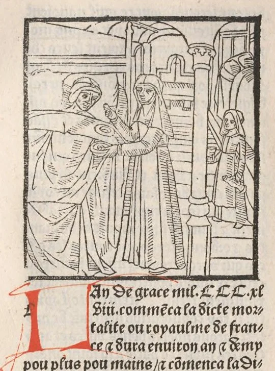 An illustration from Chroniques de France (2ème partie), leaf 459