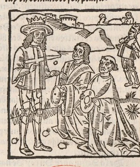 An illustration from Chroniques de France (2ème partie), leaf 493