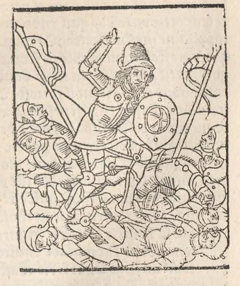 An illustration from Chroniques de France (3ème partie), leaf 111