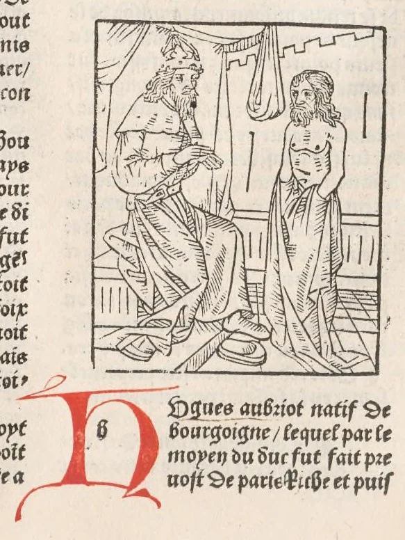 An illustration from Chroniques de France (3ème partie), leaf 128
