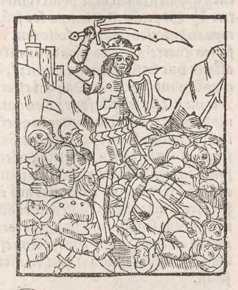 An illustration from Chroniques de France (3ème partie), leaf 143