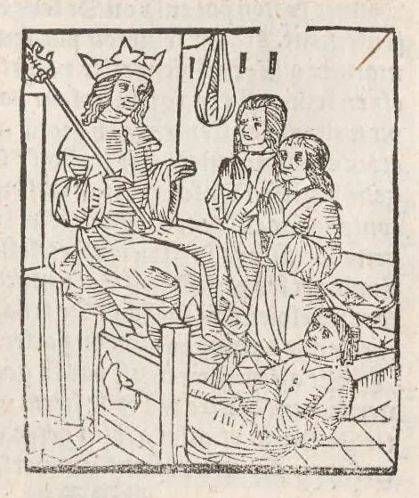 An illustration from Chroniques de France (3ème partie), leaf 201