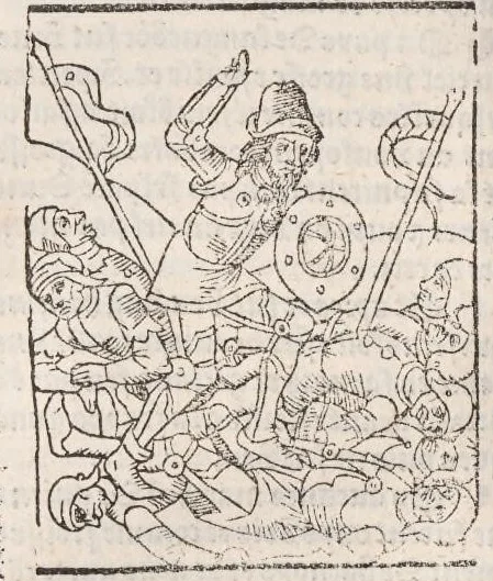 An illustration from Chroniques de France (3ème partie), leaf 223