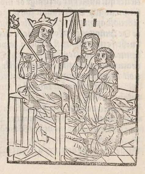 An illustration from Chroniques de France (3ème partie), leaf 25