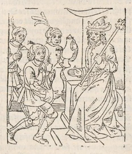 An illustration from Chroniques de France (3ème partie), leaf 271
