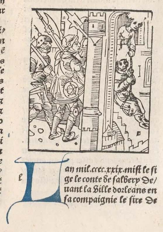 An illustration from Chroniques de France (3ème partie), leaf 300
