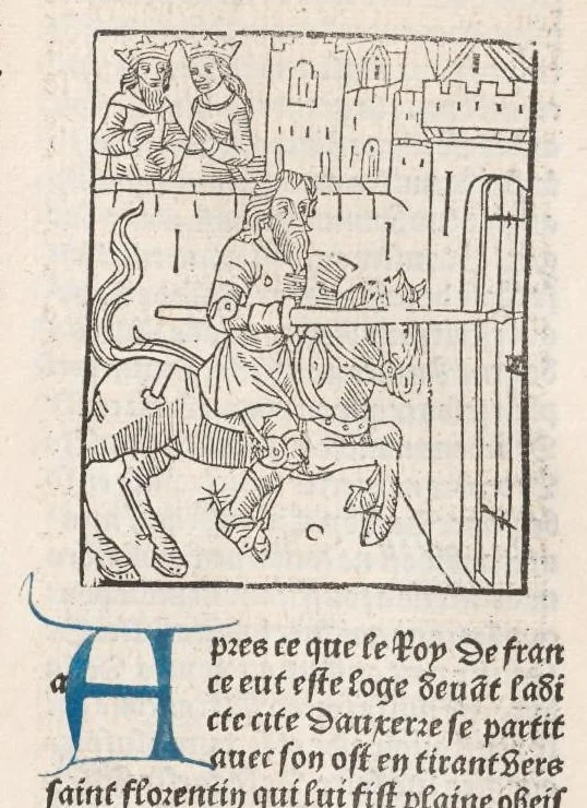 An illustration from Chroniques de France (3ème partie), leaf 312
