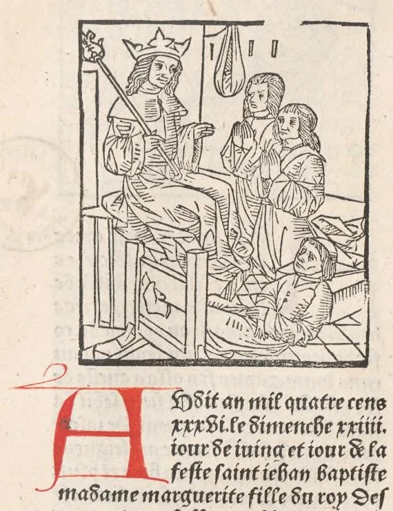 An illustration from Chroniques de France (3ème partie), leaf 369