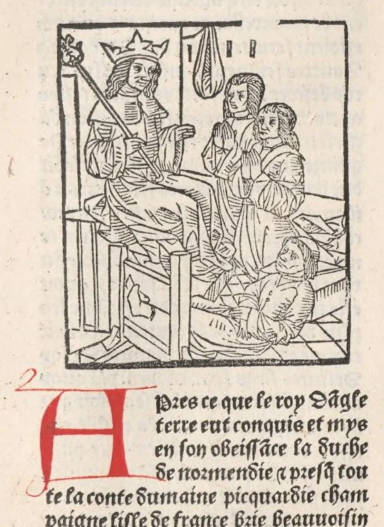 An illustration from Chroniques de France (3ème partie), leaf 373