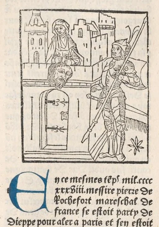 An illustration from Chroniques de France (3ème partie), leaf 375