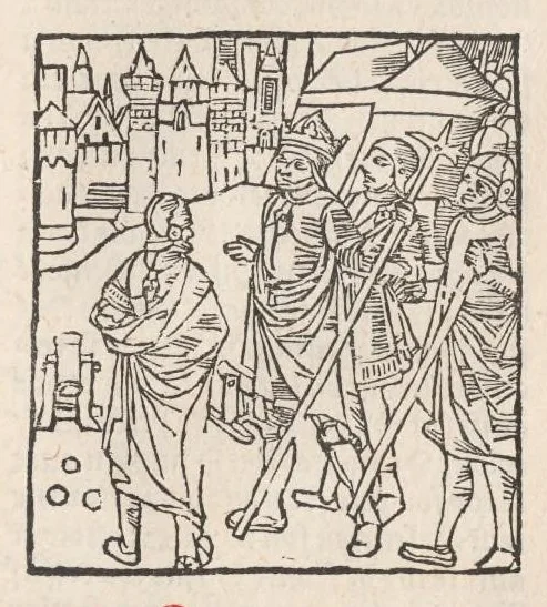 An illustration from Chroniques de France (3ème partie), leaf 381