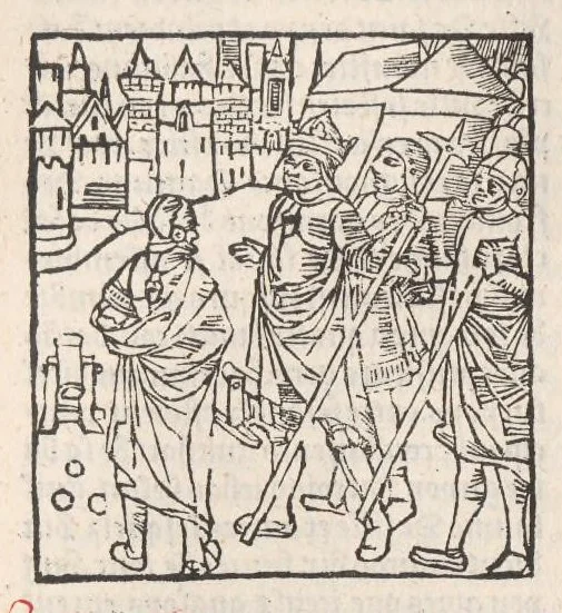 An illustration from Chroniques de France (3ème partie), leaf 389