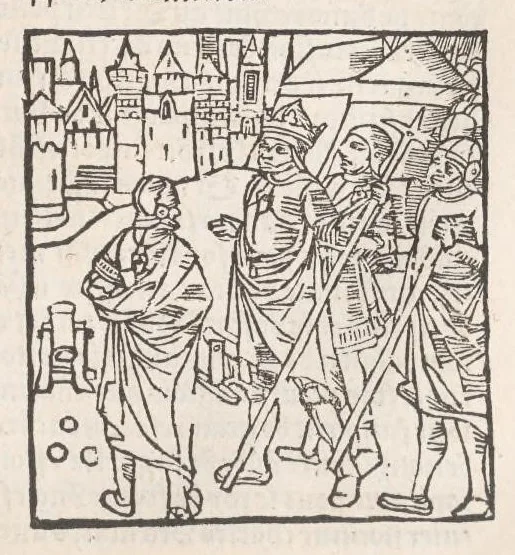 An illustration from Chroniques de France (3ème partie), leaf 394