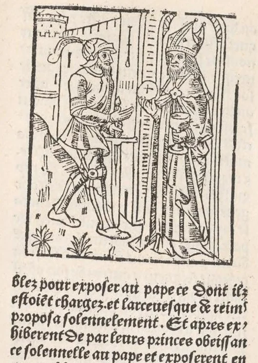 An illustration from Chroniques de France (3ème partie), leaf 402