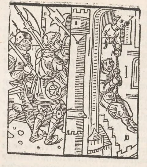 An illustration from Chroniques de France (3ème partie), leaf 404