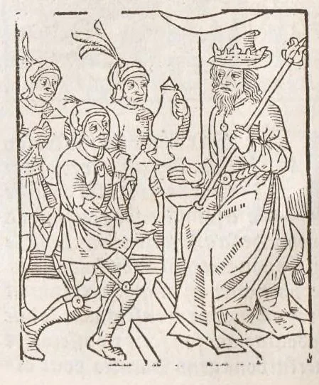 An illustration from Chroniques de France (3ème partie), leaf 63