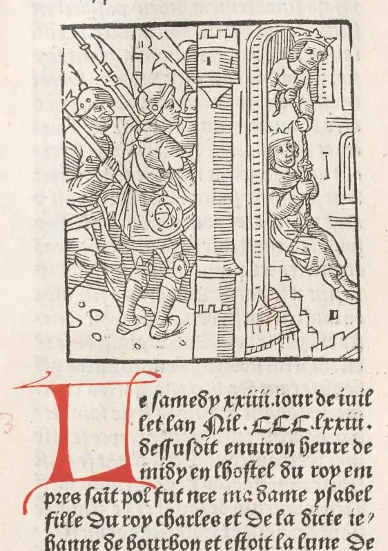 An illustration from Chroniques de France (3ème partie), leaf 73