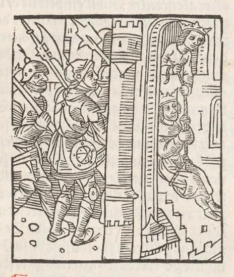 An illustration from Chroniques de France (3ème partie), leaf 80