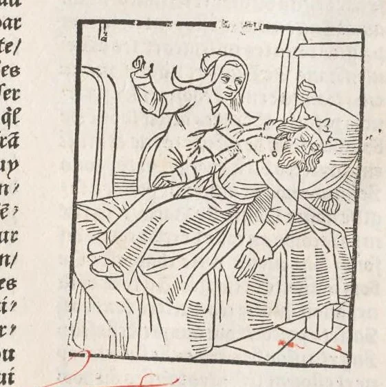 An illustration from Chroniques de France (3ème partie), leaf 90