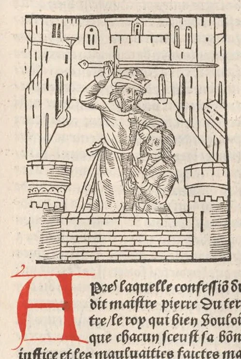 An illustration from Chroniques de France (3ème partie), leaf 96