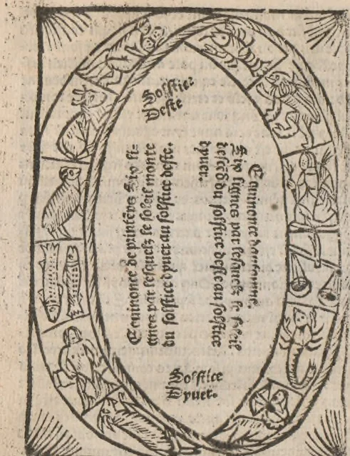 An illustration from [Calendrier des bergers :] Kalendrier et compost des bergiers, 1506, leaf 123