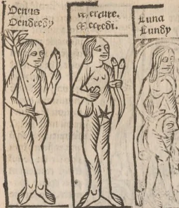 An illustration from [Calendrier des bergers :] Kalendrier et compost des bergiers, 1506, leaf 137