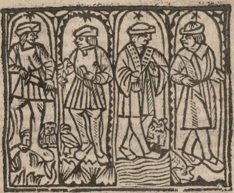 An illustration from [Calendrier des bergers :] Kalendrier et compost des bergiers, 1506, leaf 148