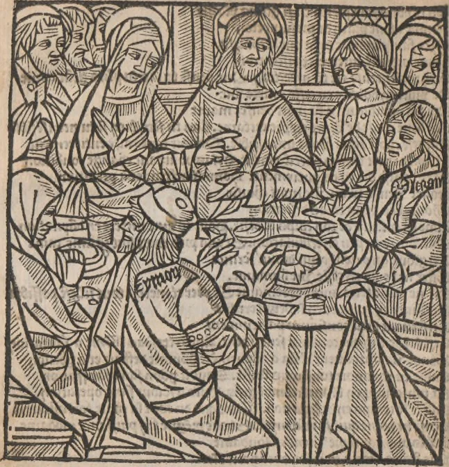 An illustration from [Calendrier des bergers :] Kalendrier et compost des bergiers, 1506, leaf 63