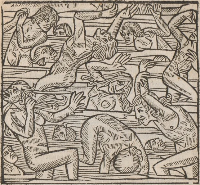 An illustration from [Calendrier des bergers :] Kalendrier et compost des bergiers, 1506, leaf 67
