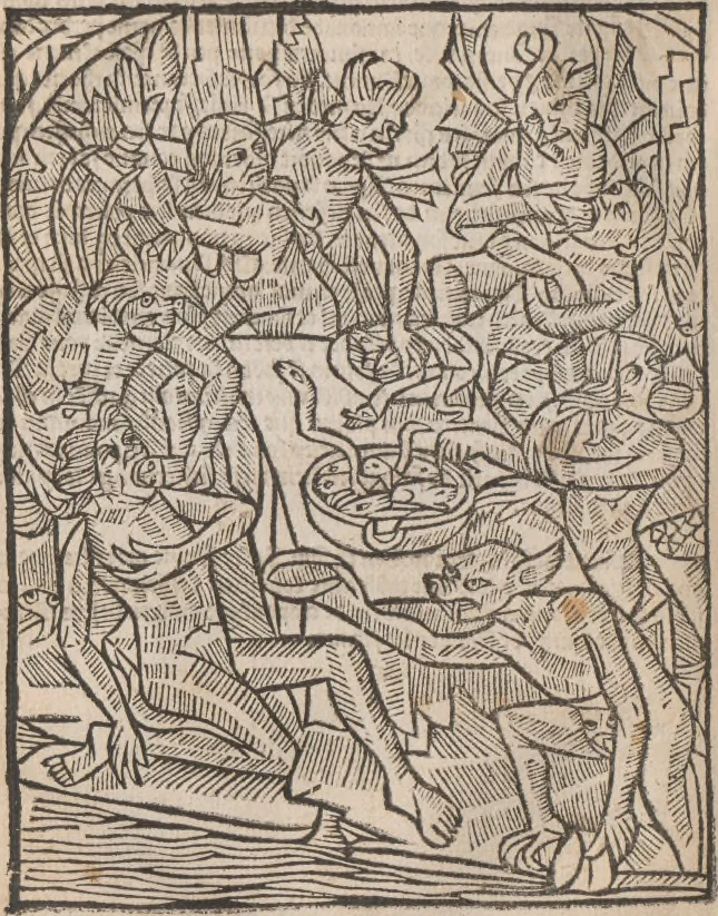 An illustration from [Calendrier des bergers :] Kalendrier et compost des bergiers, 1506, leaf 71