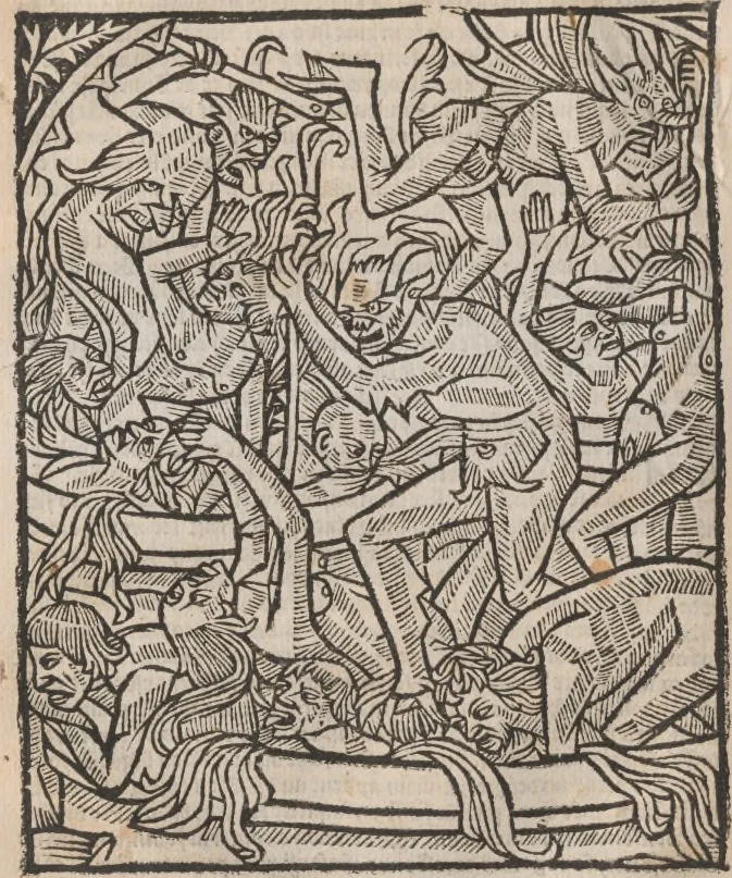 An illustration from [Calendrier des bergers :] Kalendrier et compost des bergiers, 1506, leaf 73
