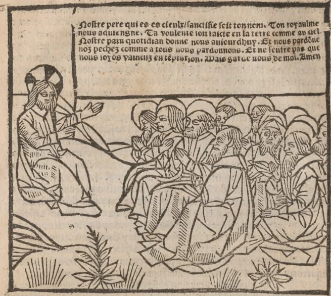 An illustration from [Calendrier des bergers :] Kalendrier et compost des bergiers, 1506, leaf 77