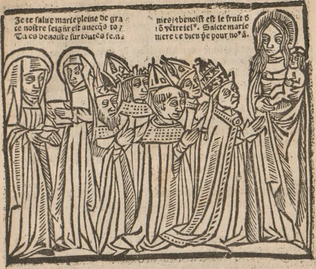 An illustration from [Calendrier des bergers :] Kalendrier et compost des bergiers, 1506, leaf 78