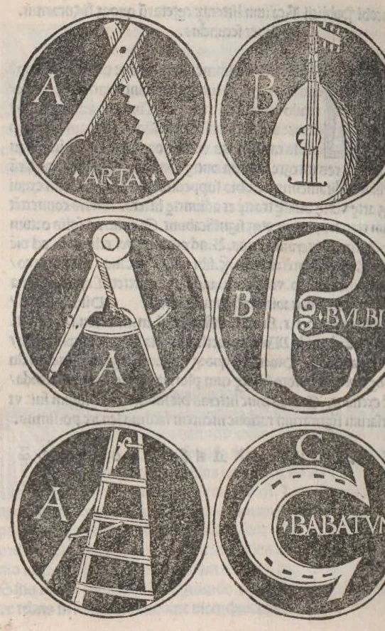 An illustration from Ars oratoria. Ars epistolandi. Ars memorativa, leaf 123