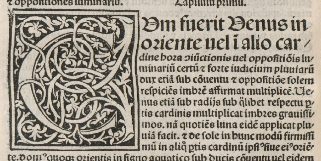 An illustration from De Mutatione aeris - De Medicorum astrologia, leaf 61