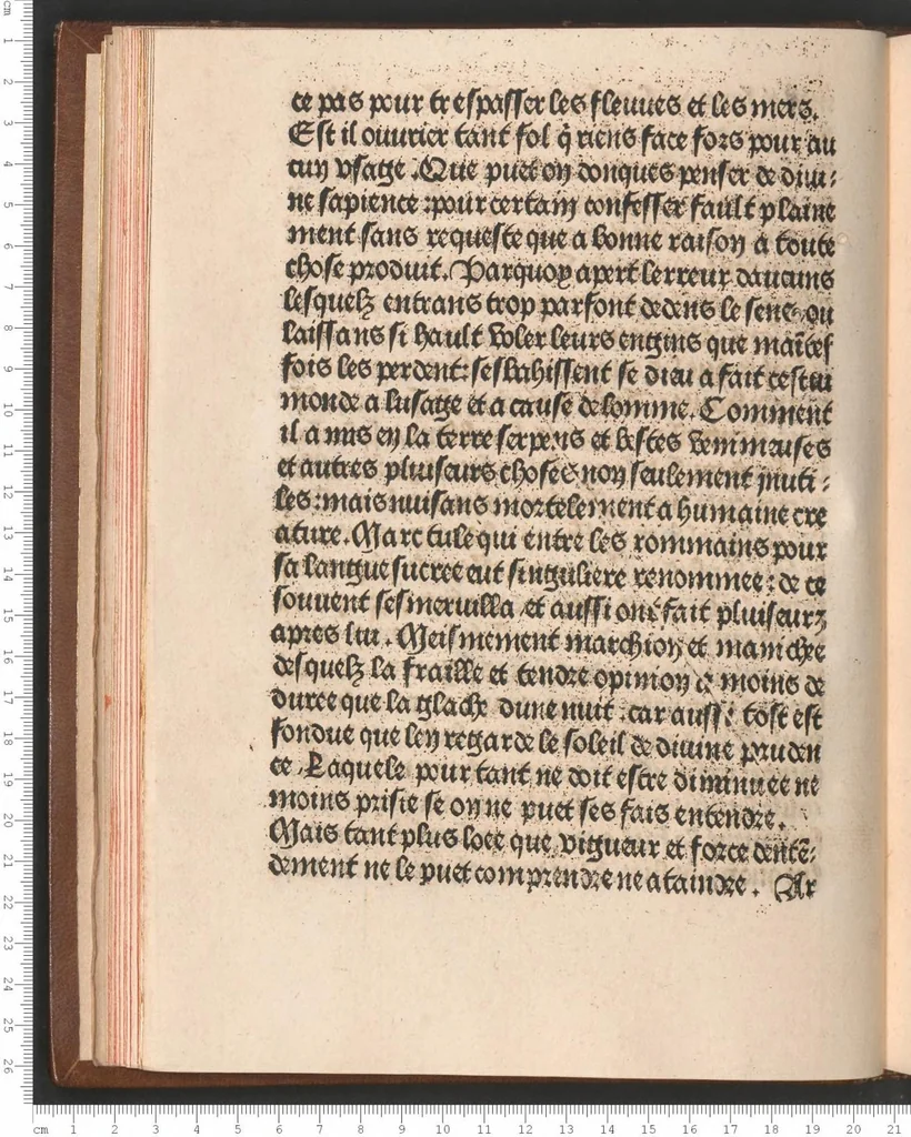 An illustration from L’estrif de fortune et de vertu, leaf 45