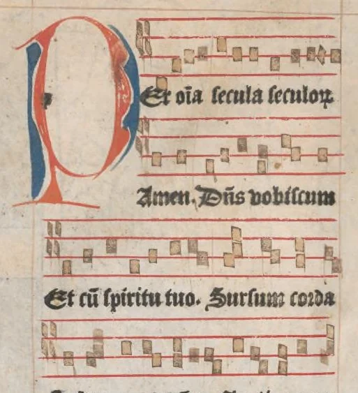 An illustration from Missale Nivernense, leaf 165