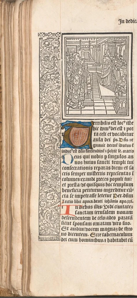 An illustration from Missale Nivernense, leaf 249
