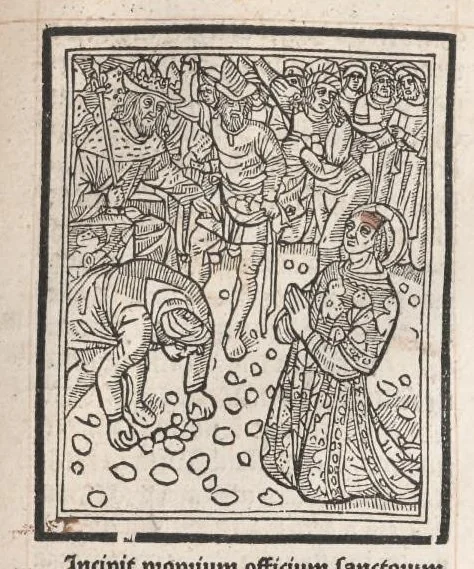 An illustration from Missale Nivernense, leaf 252