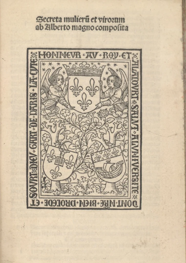 An illustration from Secreta mulierum et virorum, cum commento, leaf 10
