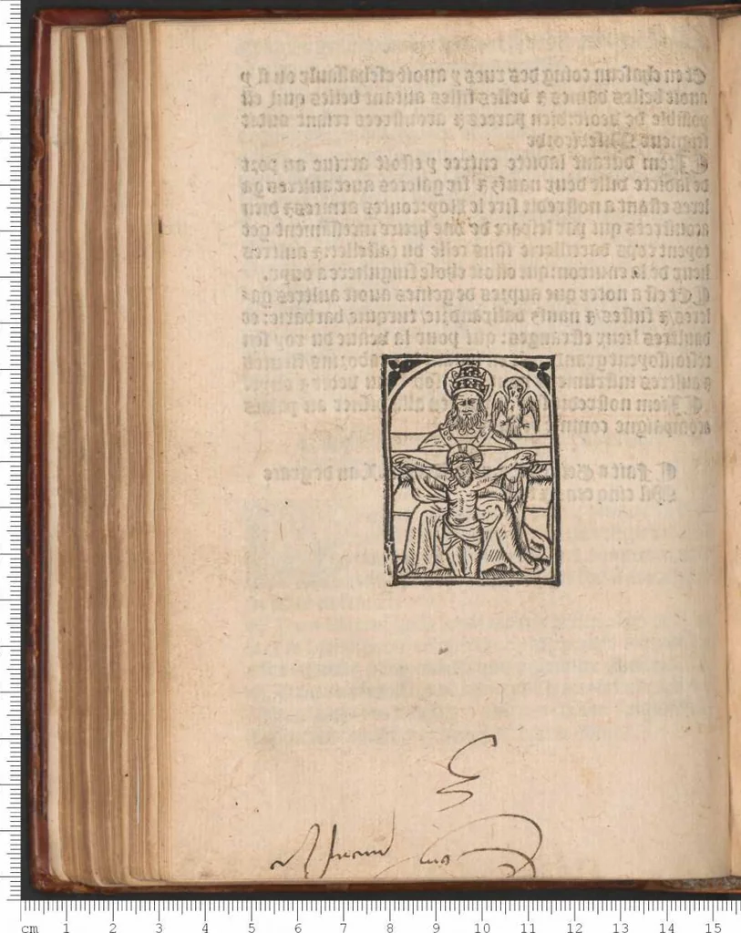 An illustration from L'Entrée du roy en la ville de Geines., 1507, leaf 13